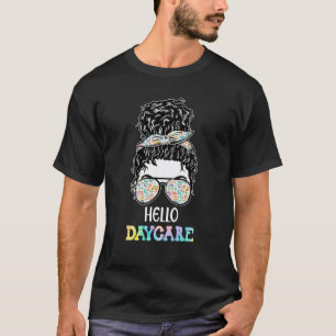 Camiseta Professor Olá Creche Tie Dye Coque Desarrumado Cri