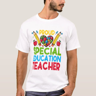 Camiseta Professor Orgulhoso de Educação Especial