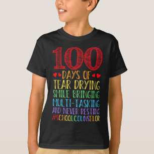 Camiseta Professor Orientador Escolar - 100 Dias De Choro