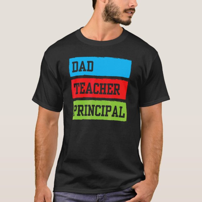 Camiseta Professor pai Prinicpal Padre Pai Homescultando H (Frente)