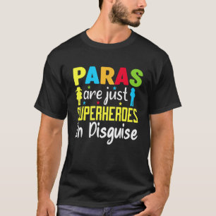 Camiseta Professor Paraprofissional São Apenas Super-Heróis