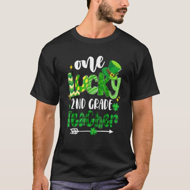 Camiseta Professor Patri de Leopard Shamrock One Lucky Grad (Frente)