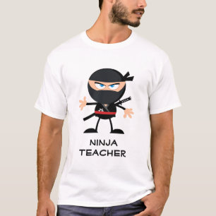 Camiseta Professor personalizado de Ninja dos desenhos