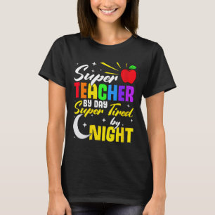 Camiseta Professor Por Dia Super Cansado Pela Escola De Pro