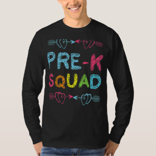 Camiseta Professor Pré-Escolar no Quadrado K De Volta À Esc