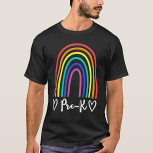 Camiseta Professor Pré-K Da Equipe Ou Estudante Da Equipe D