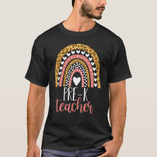 Camiseta Professor Pré-K Professor Pré-Jardim Infantil De V