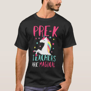 Camiseta Professor Pré-K Unicorn