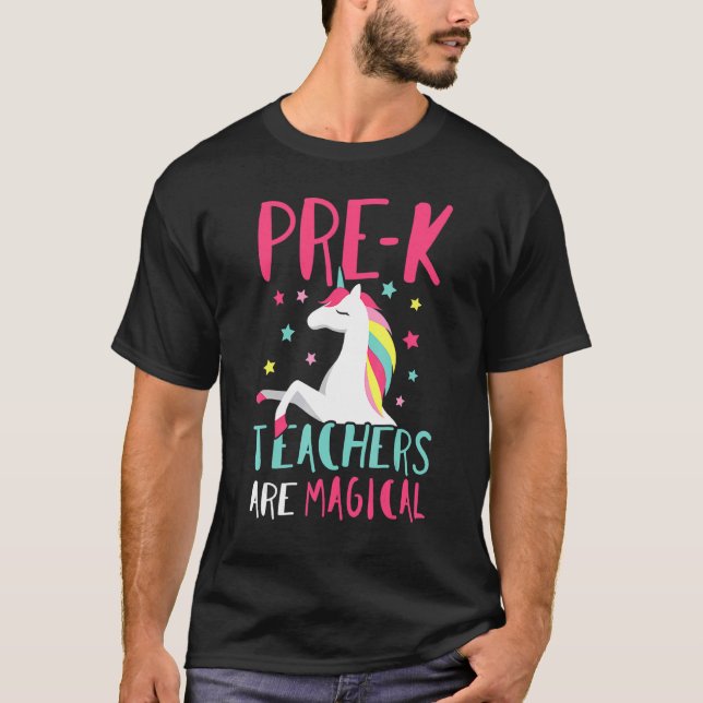 Camiseta Professor Pré-K Unicorn (Frente)
