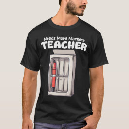 CAMISETA PROFESSOR - PRECISA DE MAIS MARCADORES
