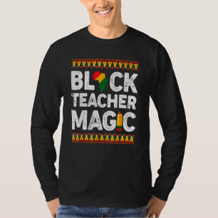 Camiseta Professor Preto Magic Melanin Pride Orgulho Negro