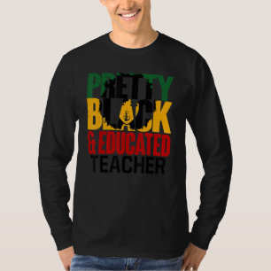 Camiseta Professor Preto Vintage Professora Bonito Educada