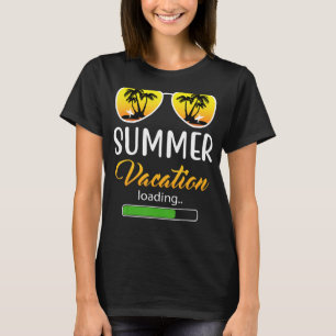 Camiseta Professor Que Carrega Férias De Verão No Último Di