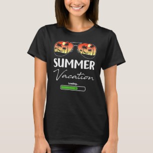 Camiseta Professor Que Carrega Férias De Verão No Último Di