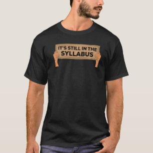 Camiseta Professor Que Diz O Seu No Cartão Universitário Sy
