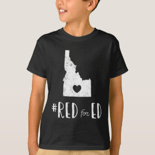 Camiseta Professor Red Para Ed Idaho Educação Pública 6