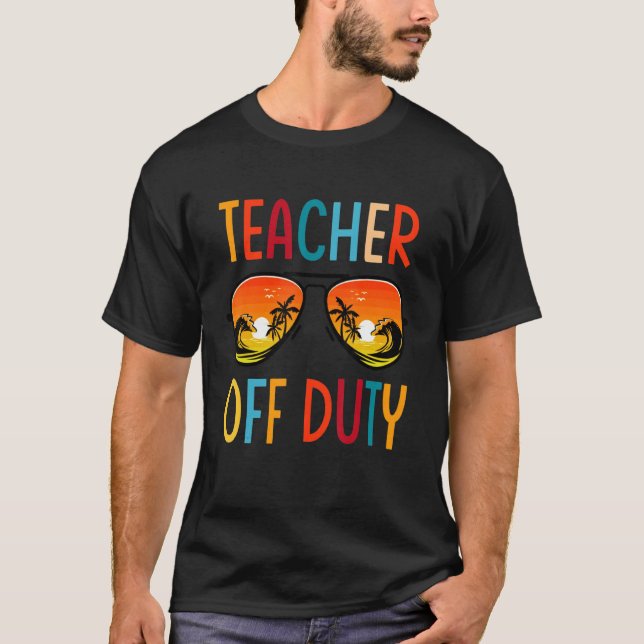Camiseta Professor Relaxe Primavera Beach Off Duty Break Be (Frente)