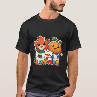Camiseta Professor Retro Cai Png, Cai apaixonado por aprend