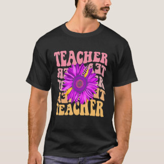 Camiseta Professor Retro Daisy Colorful ElementSchool Te