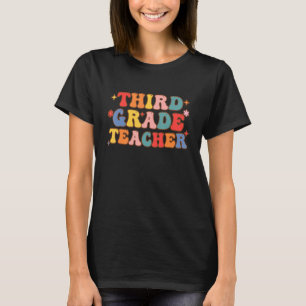 Camiseta Professor Retro De Terceiro Grau De Volta À Escola