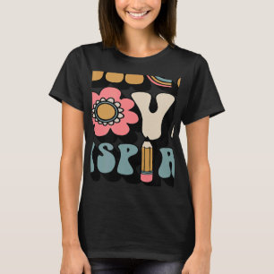Camiseta Professor Retro em Groovy Inspirational Feliz de v