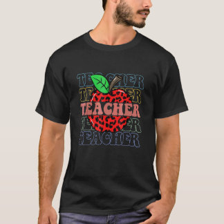 Camiseta Professor Retro Inspirador Colorido Fundamental