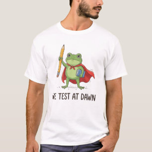 Camiseta Professor Sapo Nós Testamos Ao Amanhecer Coordenad