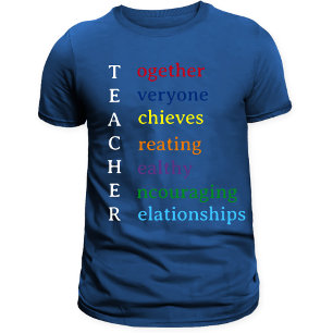 Camiseta Professor Sigla Diversão Apreciação de Professor