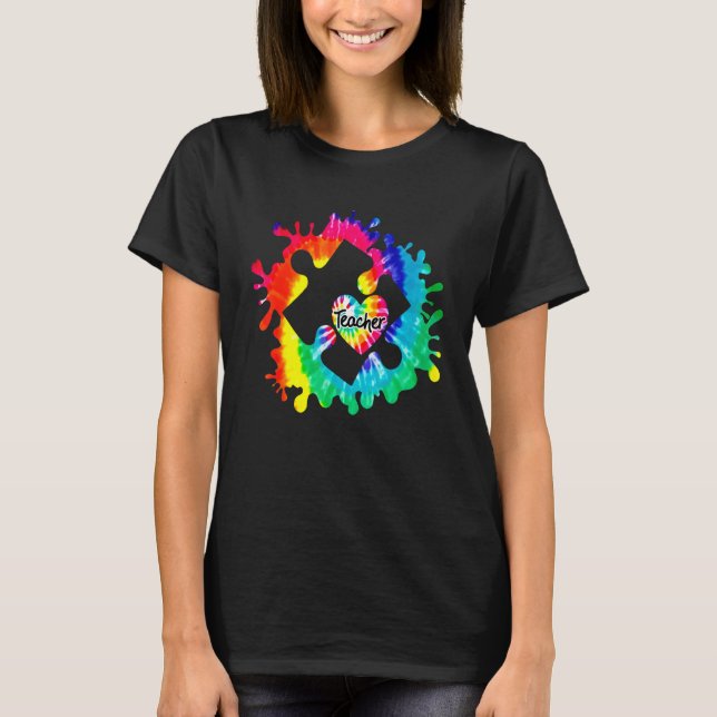 Camiseta Professor Símbolo Infinito Arco-íris Conscientizaç (Frente)