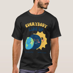 Camiseta Professor Solar Eclipse Abril 8 2024 Cute Earth Su
