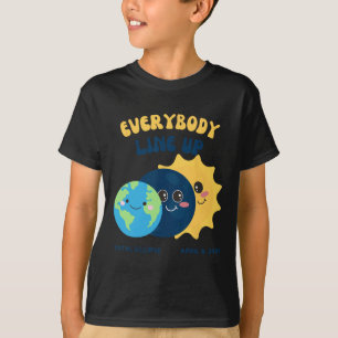 Camiseta Professor Solar Eclipse Abril 8 2024 Cute Earth Su