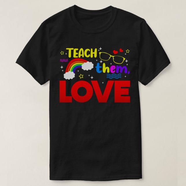 Camiseta Professor SPED Ensinando-os a amar (Frente do Design)