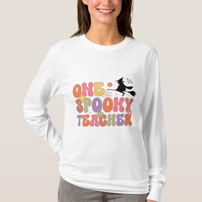 Camiseta Professor Spooker Halloween Long Sleeve (Frente)