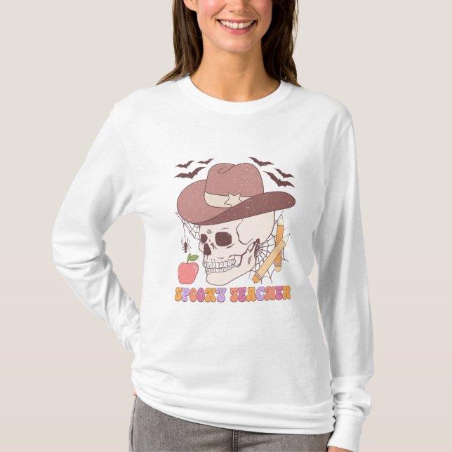 Camiseta Professor Spooker Halloween Long Sleeve (Frente)