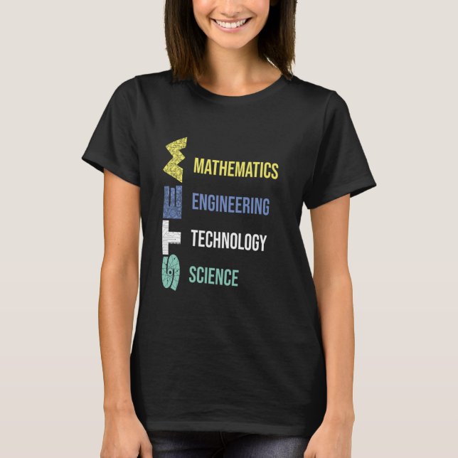 Camiseta Professor Stem Science Technology Engineering Math (Frente)