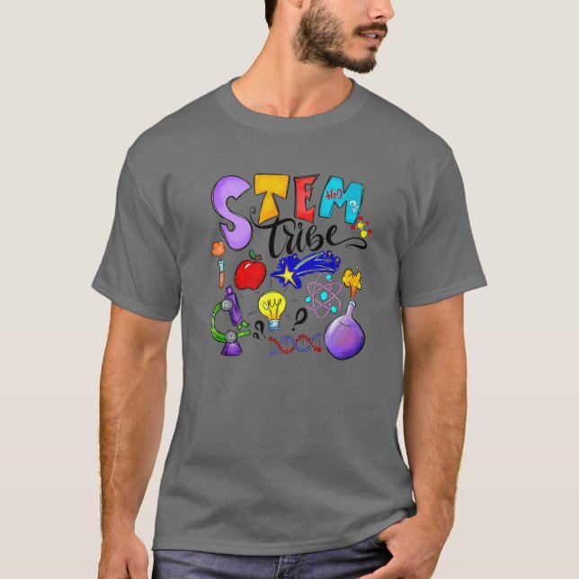 Camiseta Professor Stem Technology Professor De Ciência De  (Frente)