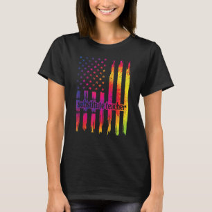 Camiseta Professor Substituto Bandeira Americana Sub-Profes