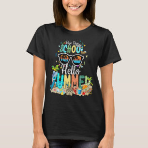 Camiseta Professor Summer Bye Bye School Hello Summer