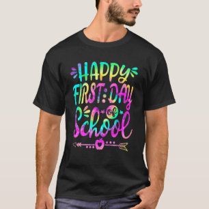 Camiseta Professor Tie Dye Summer Happy Primeiro Dia Do Sc
