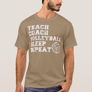 Camiseta Professor treinador Engraçado Voleibol