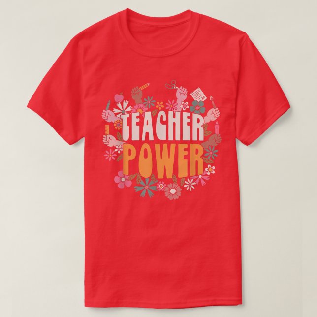 Camiseta Professor Viba De Volta Para Professora (Frente do Design)