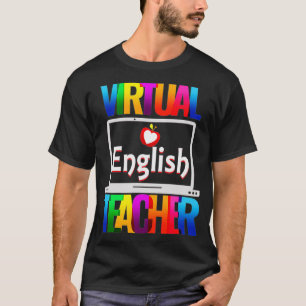 Camiseta Professor Virtual De Inglês Engraçado De Volta