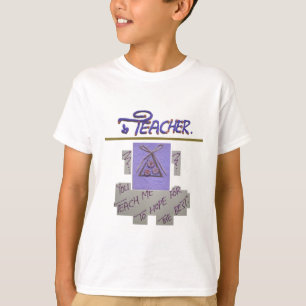 Camiseta Professor, você me ensina a esperar pelo melhor.
