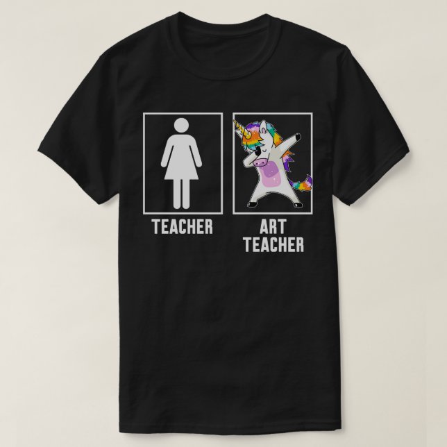 Camiseta Professor vs professor de Arte (Frente do Design)