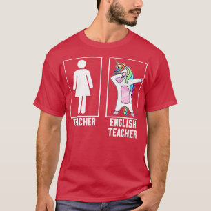 Camiseta Professor vs professor de inglês 1