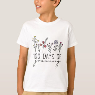 Camiseta Professora: 100 Dias De Celebração De 100 Dias T