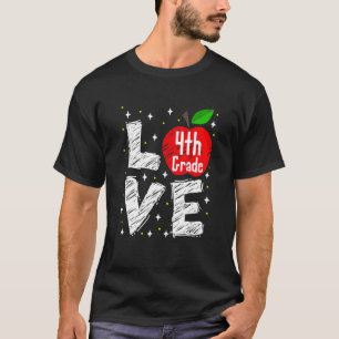 Camiseta Professora Adorou Apple do 4º ano