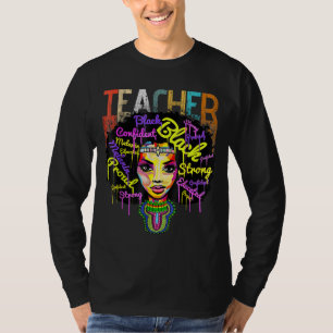 Camiseta Professora Africano-Americana De História Negra S