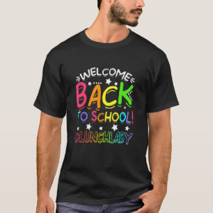 Camiseta Professora Aluna Bem-Vindo De Volta À Almoça Da Es