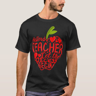 Camiseta Professora Aposentada Que Comece A Aposentar-Se